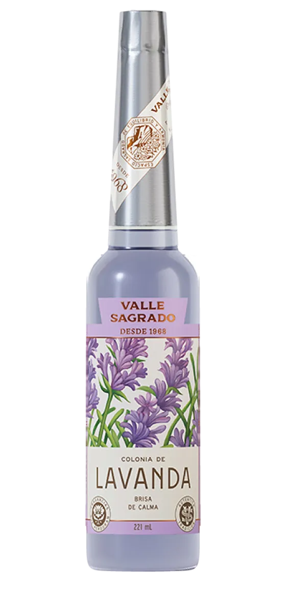 Botella de Colonia de Lavanda, línea Valle Sagrado