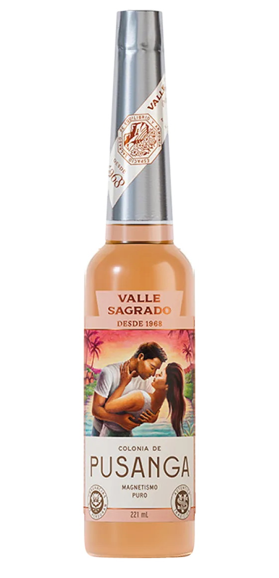 Botella de Colonia de Pusanga, línea Valle Sagrado